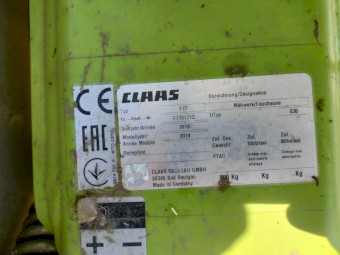 2019 Claas Disco 3550 Mower