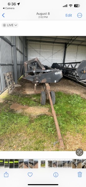 Case 1040 36ft front