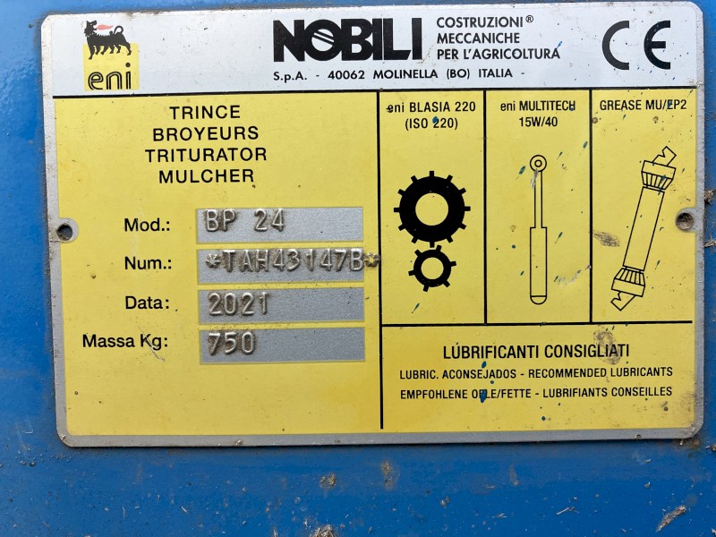 2021 Nobili BP 24 mulcher 