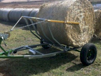 WANTED.  Round bale feed out trailer
