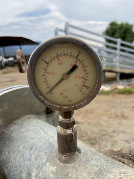 Irrigation pump and motor