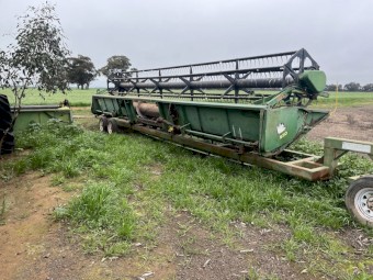 John Deere 9600 and 930 Front