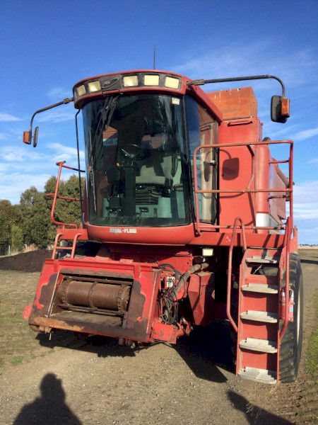 1996 Case 2366 Header with Case 30Ft 1010 Front.