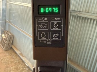 1996 John Deere 9600 Header with 30ft Front and trailer 