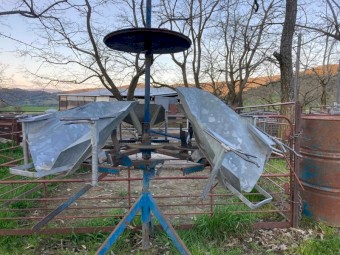 Harvestaire lamb marking cradles