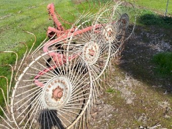 4 Wheel hay rake 
