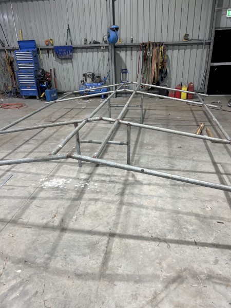 Cattle Crush Roof Frame