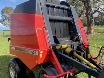 Case 628 round baler