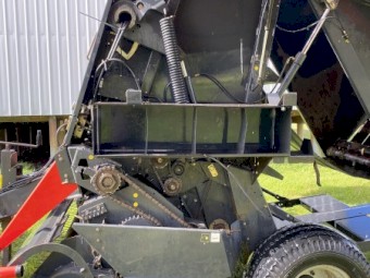 Case 628 round baler