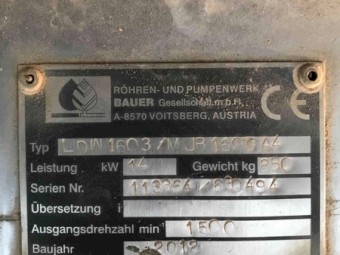 Bauer Diesel Generator 3ph 14kw