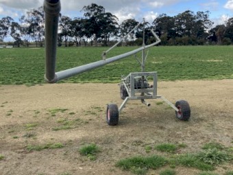 Vaughan Irrigators Mk 1 and M2 with lay flat reclaim trailer and hose