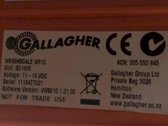 Sheep Manual Weight Crate