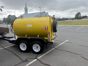 solar powered fuel trailer