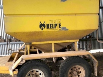Yellow Kelpie Feed-Out Trailer