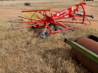 Minions agri T-OT-307-9 rotary rake 