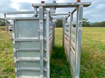 METALCORP CATTLEMASTER CRUSH with Optional Custom Roof