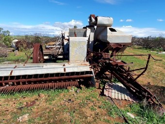 Vintage Sunshine Harvester