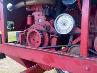 Case Windrower with 25ft front