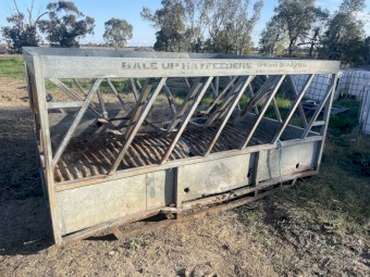 Bale Up Hay Feeder