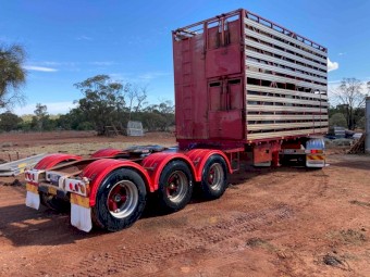 B/double set of convertable stock crates