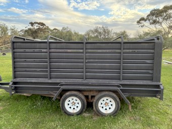 Stock crate to suit 12x6 tandem trailer