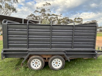 Stock crate to suit 12x6 tandem trailer
