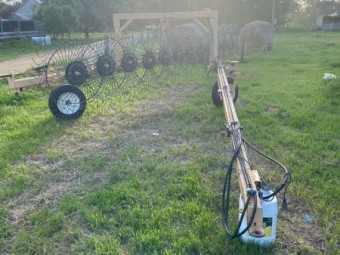 Elsworthy in line rake 13 wheel rear steer 