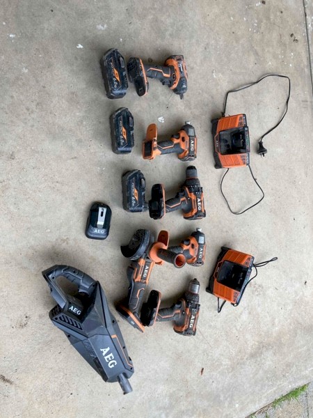 AEG 18v Brushless Tools