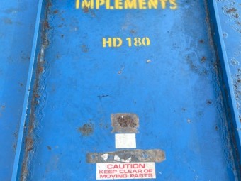 1990 Ford 4110 4x4 Tractor with Slasher and Blade