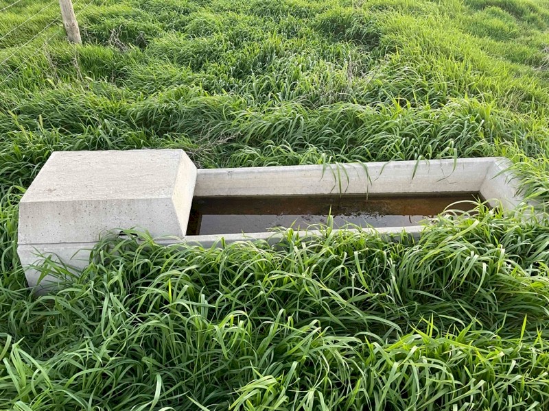 Concrete stock troughs