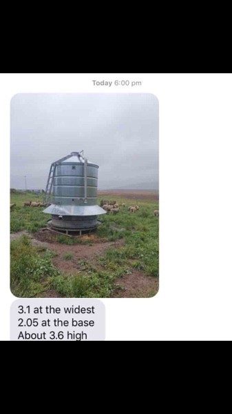 6 Tonne Feeder Silo on Skids