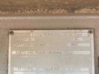 Lusty TOA 36 x 6 Tipper