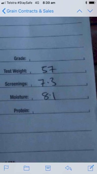 Semi load milling oats