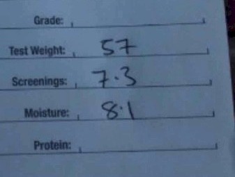 Semi load milling oats