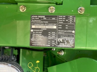 John Deere S670 Header & 640D Front