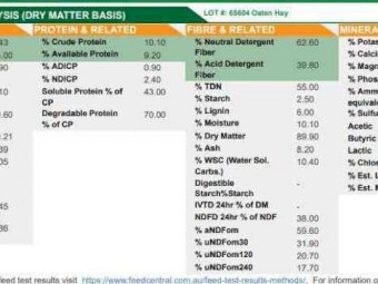 Mulgara Oaten Hay 8x4x3 Bales
