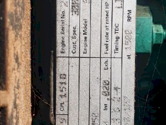 Cummings 6 cylinder turbo diesel 6BT5 9G2