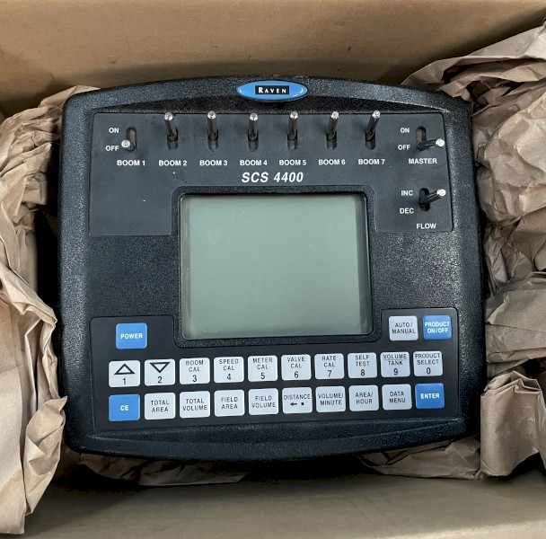 Raven SCS4400 Rate Controller Screen with Goldacres loom.