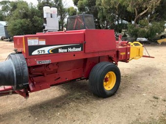 Under Auction - (A159)  New Holland 575 Square Baler 