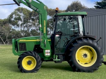 2004 John Deere 5520N 4x4 tractor FEL