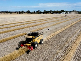 2016 New Holland 9.90 + 40ft Macdon D65
