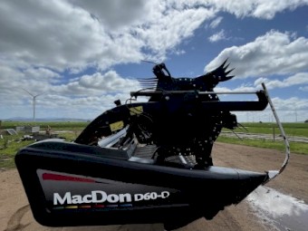 30ft MacDon D60-D Windrower Front