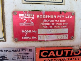 2004 Marshall 845T Spreader