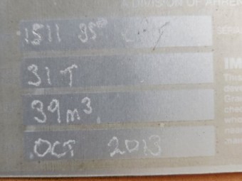 Ahrens 1511 39m³ PTO Auger Field Bin