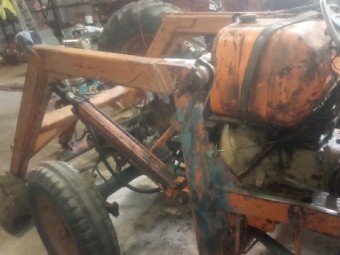 Front end loader suit Fiat 615