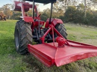 Massey Ferguson 165 loader slasher 
