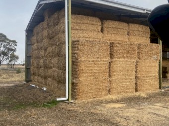 90mt Oaten Straw 8x4x3 Bales