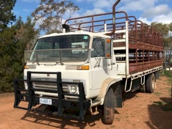 Isuzu truck with stockcrate  