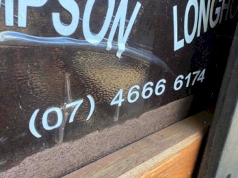 Thomson Longhorn Cattle crush