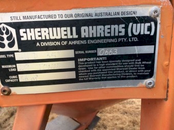 Sherwell Field Bin with Auger